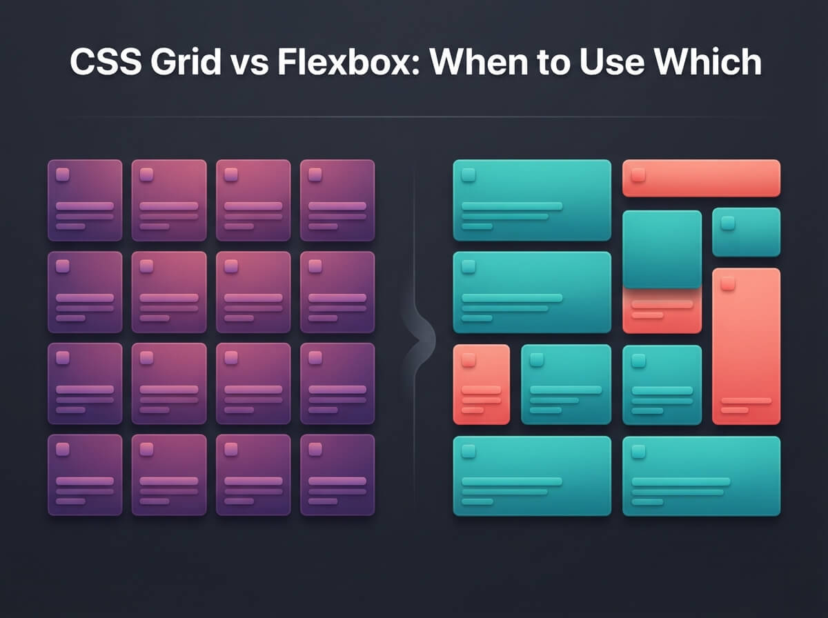 CSS Grid vs Flexbox: When to Use Which